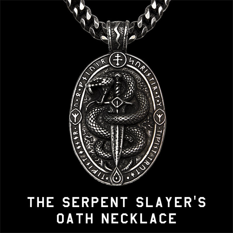 Serpent Slayer's Oath Necklace