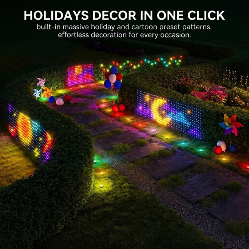Tree Trunk Net Lights Outdoor | Smart App-Controlled LED Mesh