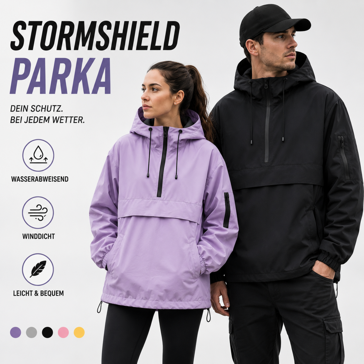 Celrien | StormShield Water-Resistant All-Weather Parka with Hood