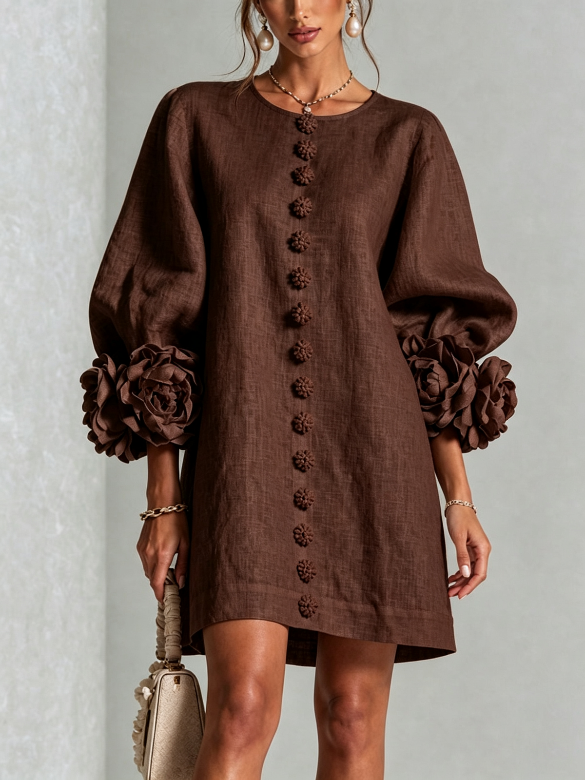 Elegant Long Sleeve Dress for Women