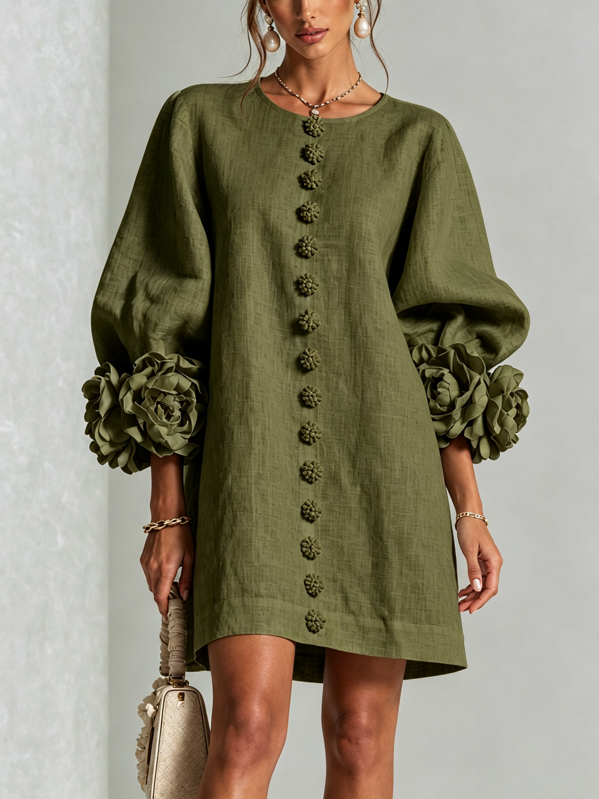 Elegant Long Sleeve Dress for Women