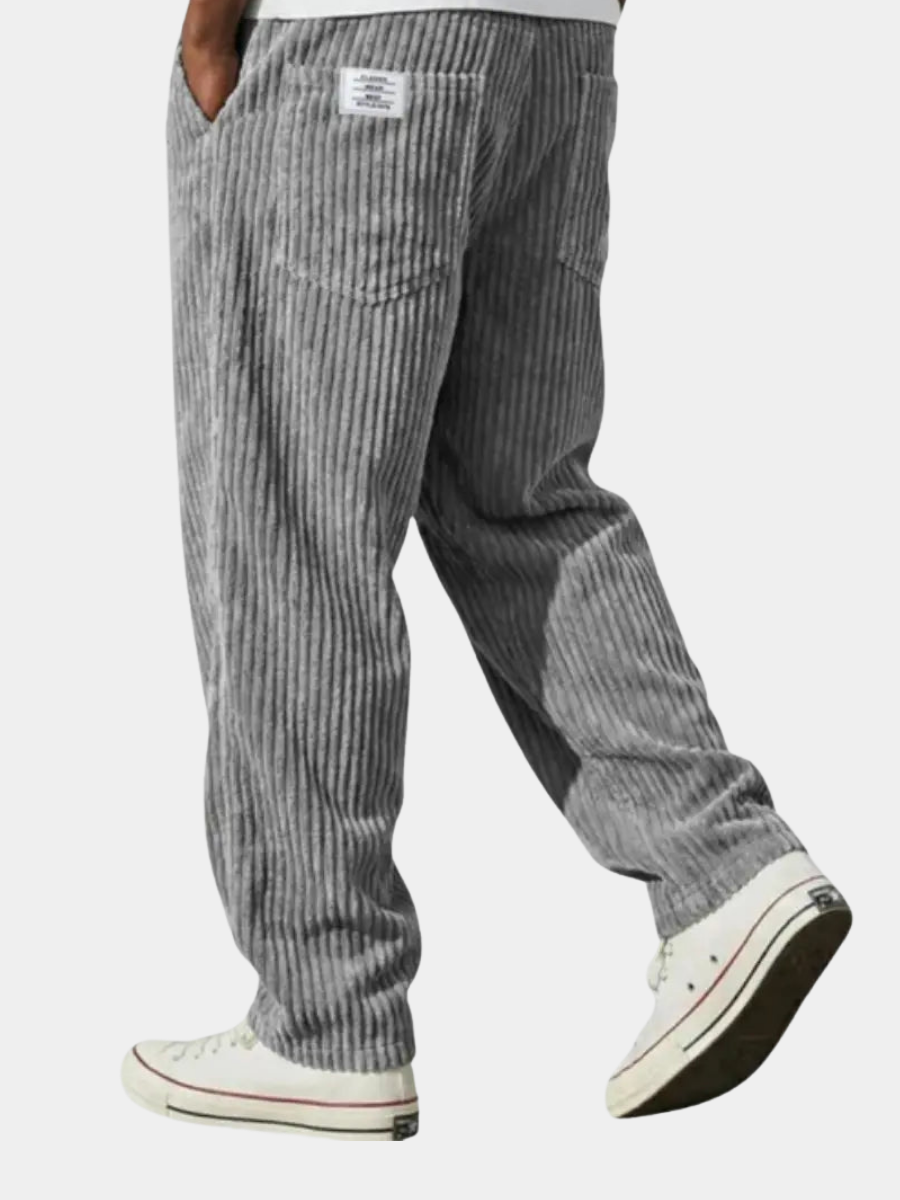 Men's Wide Trousers with Pockets