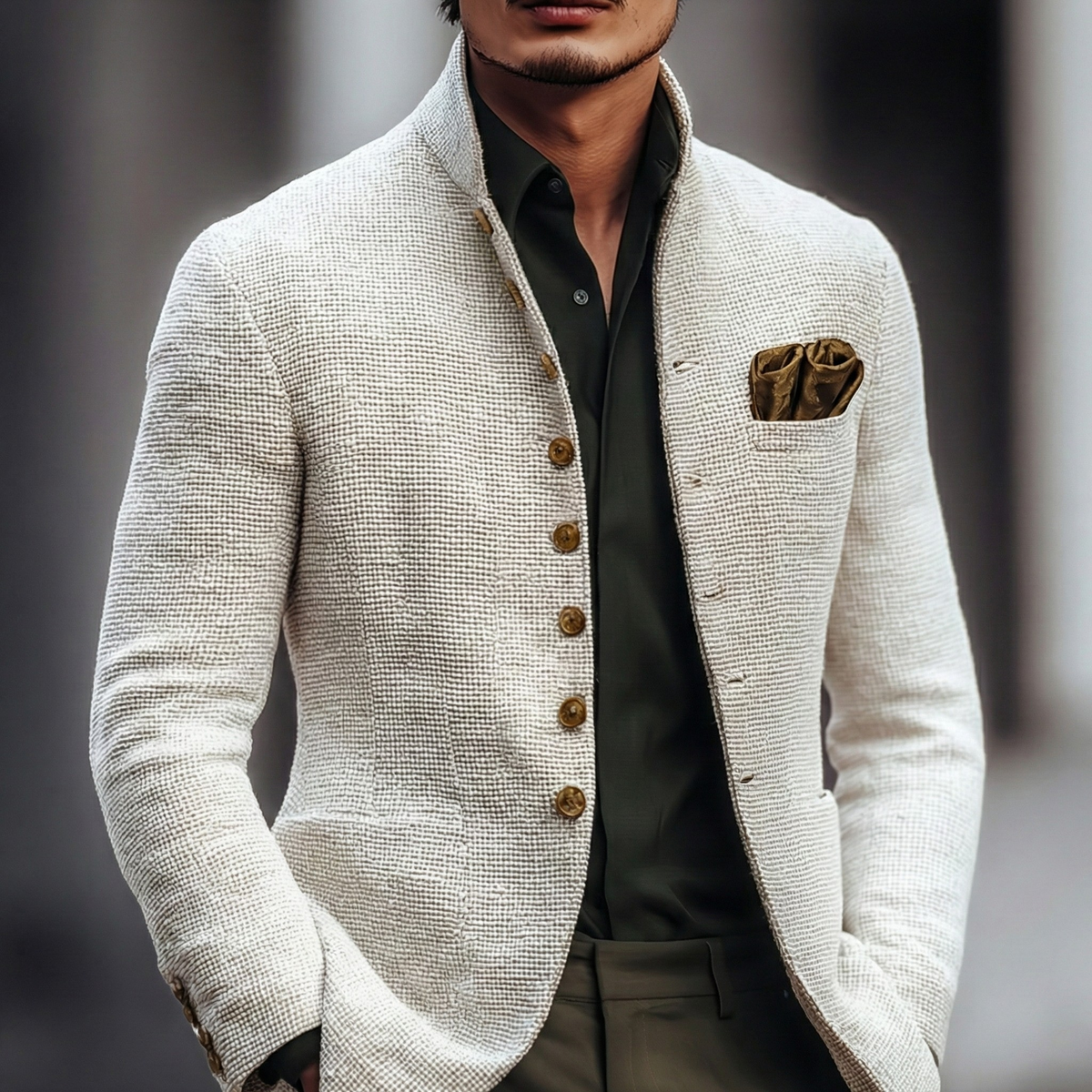 Refined Single Breasted Cardigan