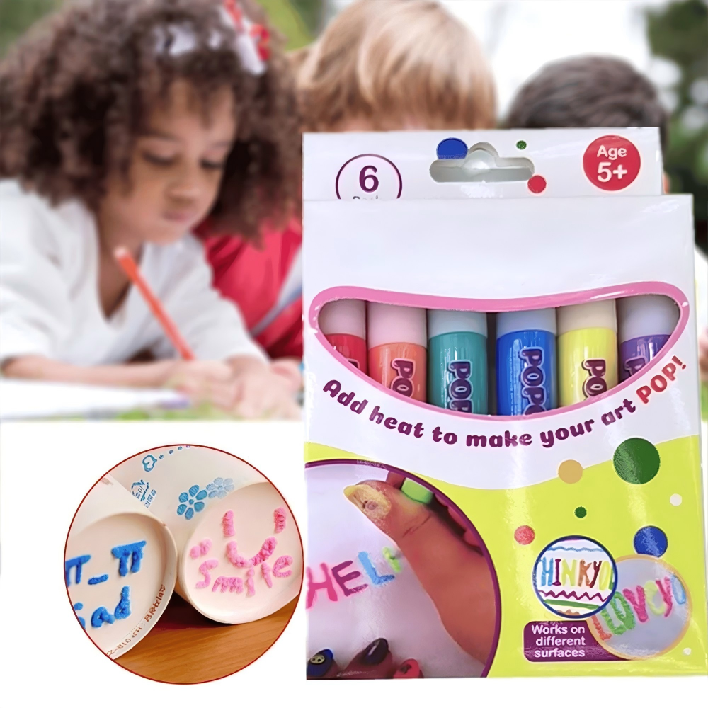 Magic Markers with Puffy Effect