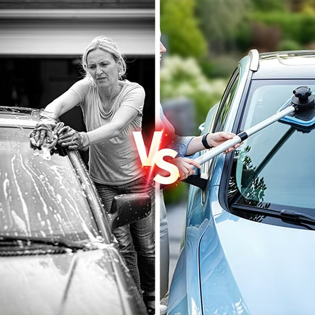 Double-Sided Magnetic Window Cleaning Kit