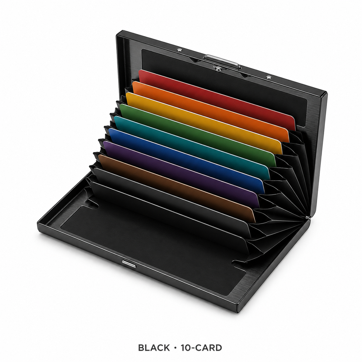 RFID-Blocking Stainless Steel Card Wallet – Organized, Secure & Pocket-Ready