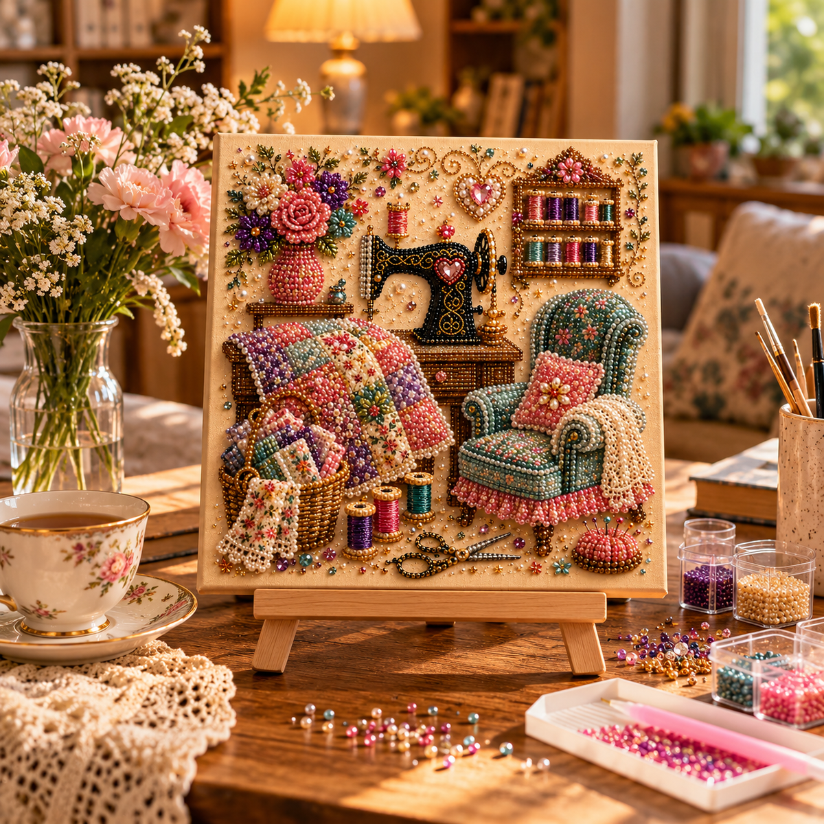 Sewing Room Diamond Painting Kit