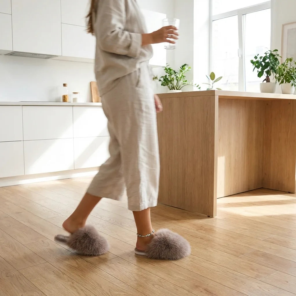 Fluffy House Slippers