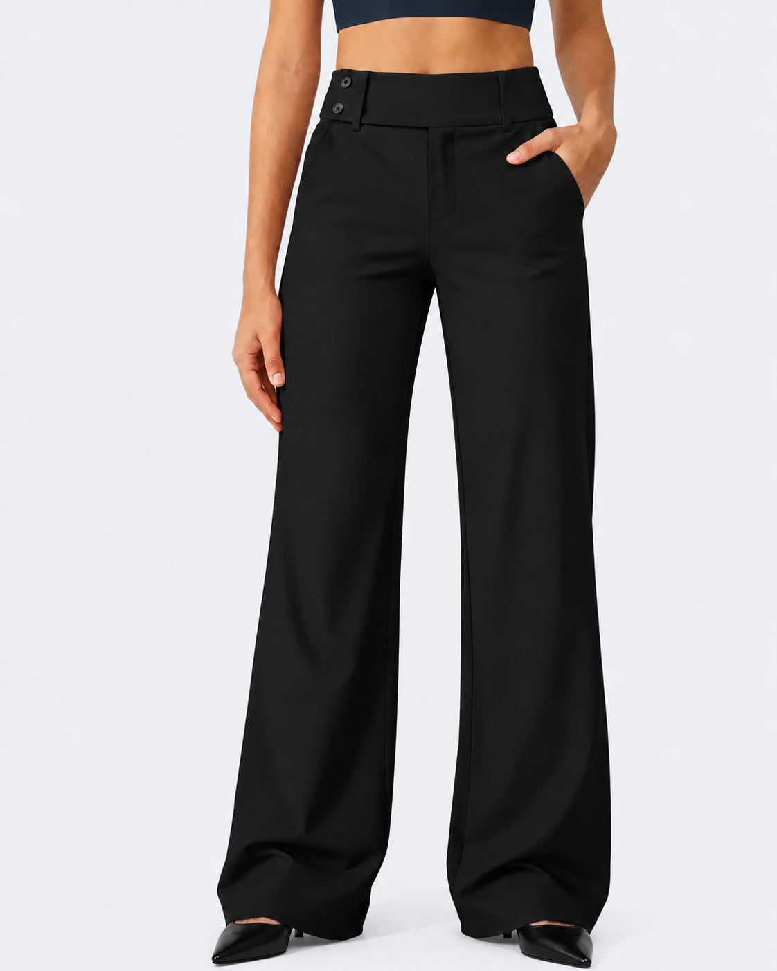 Everyday Stretch Trousers | High Waist & All Day Comfort