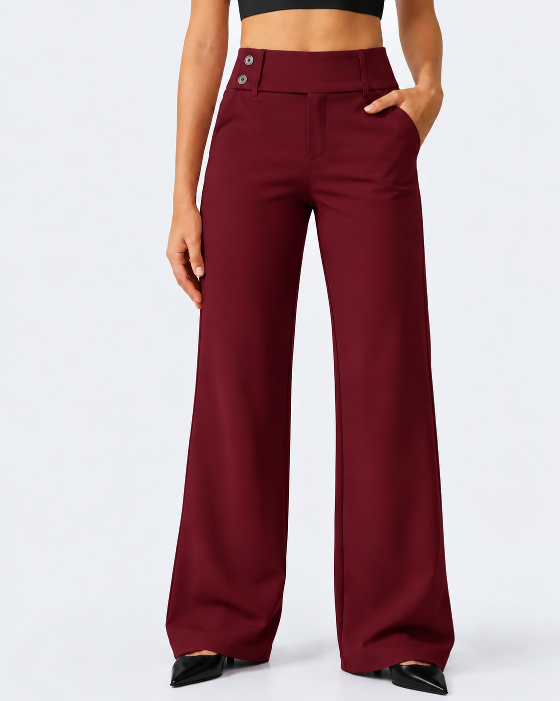 Everyday Stretch Trousers | High Waist & All Day Comfort