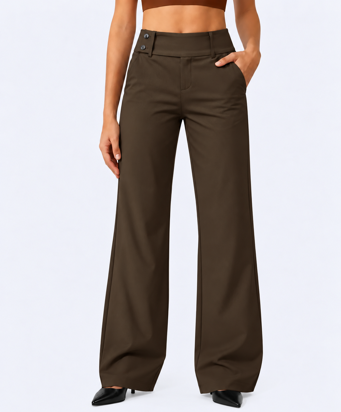 Everyday Stretch Trousers | High Waist & All Day Comfort
