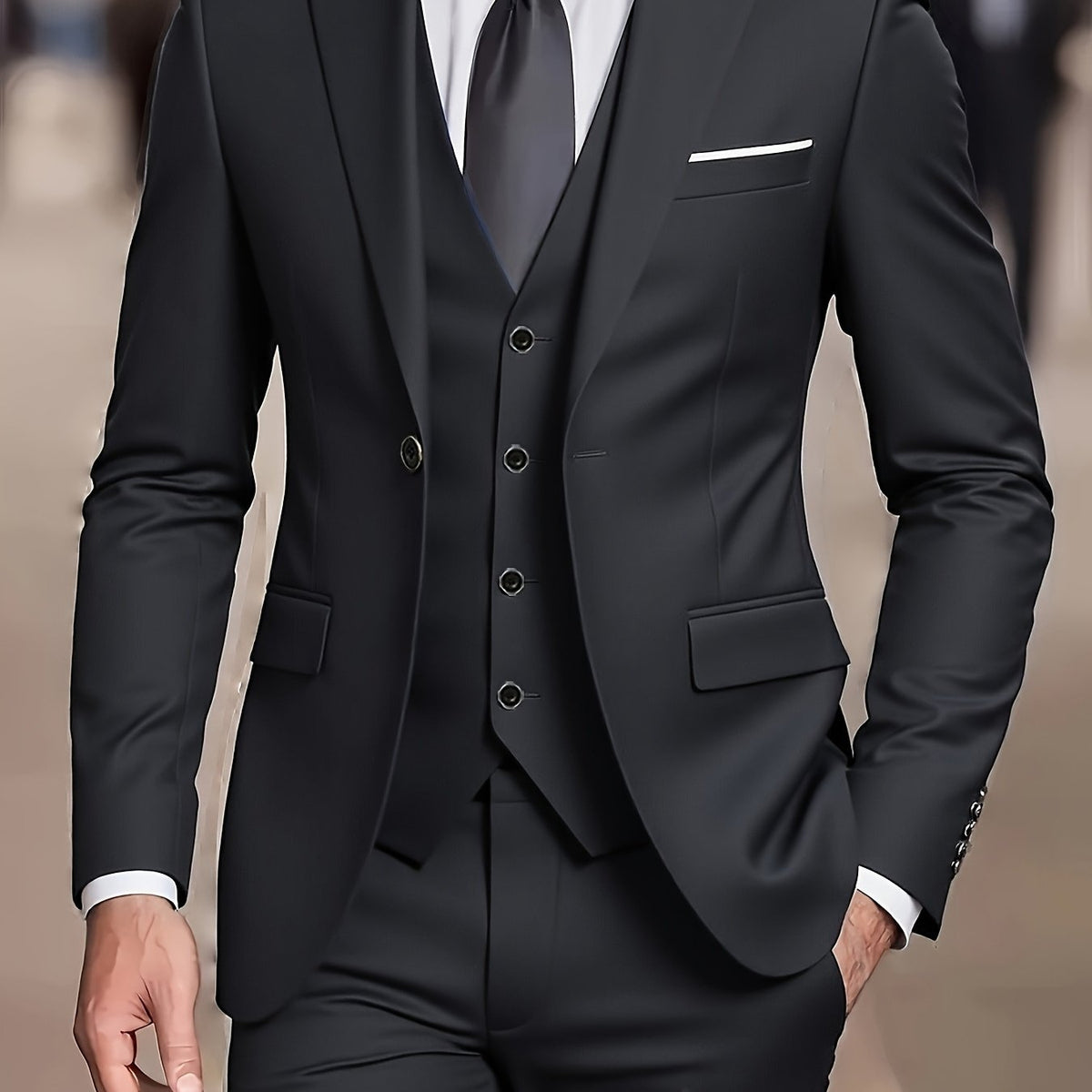Tailored Three-Piece Suit