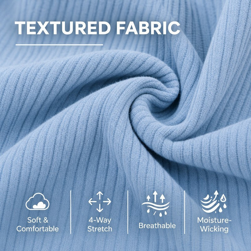 Textured Corduroy Crewneck Sweatshirt