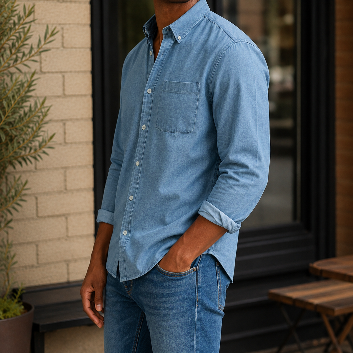 Carter Chambray Shirt