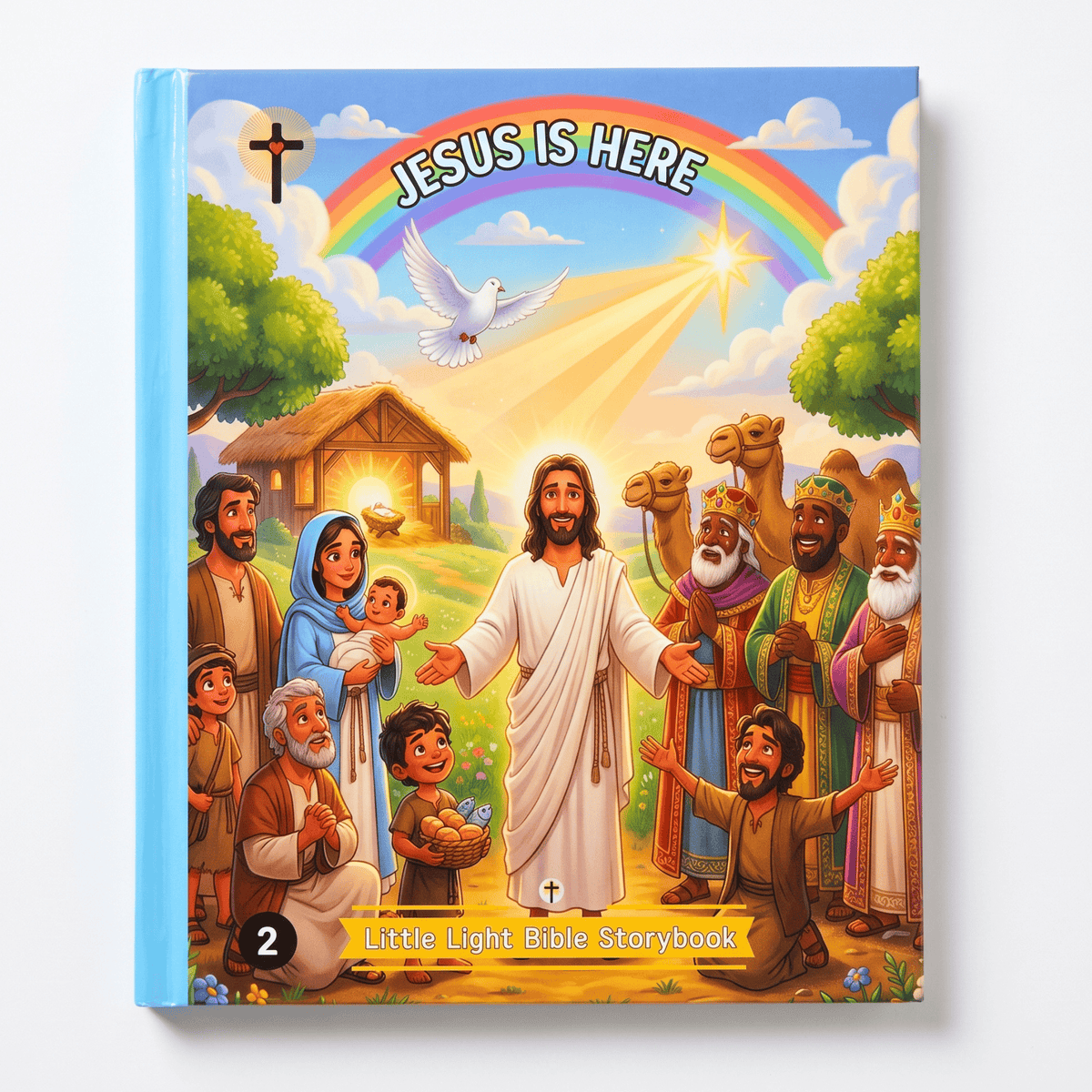 Little Light Bible Story Books - Complete 4 Book Set (Free Coloring Pages + Bible Stickers)