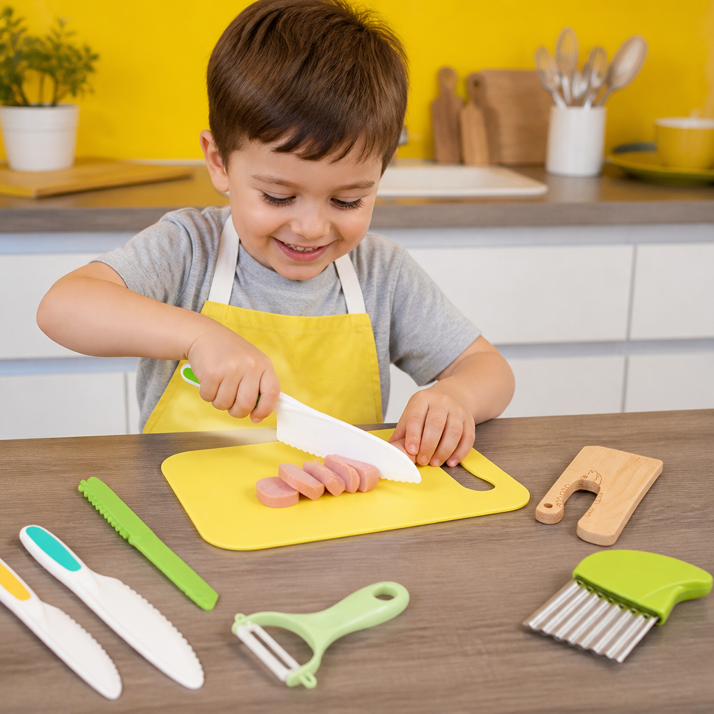 Safe Kitchen Set for Little Gourmet Chefs