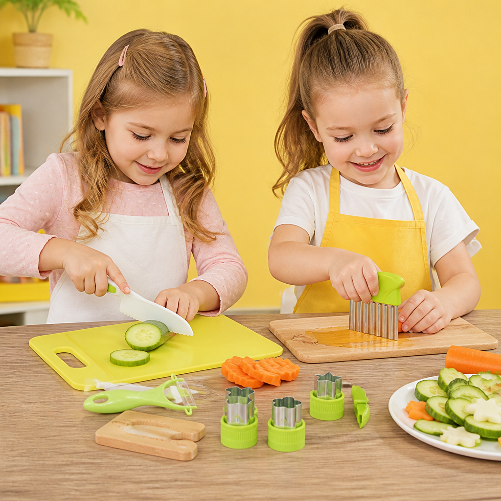 Safe Kitchen Set for Little Gourmet Chefs