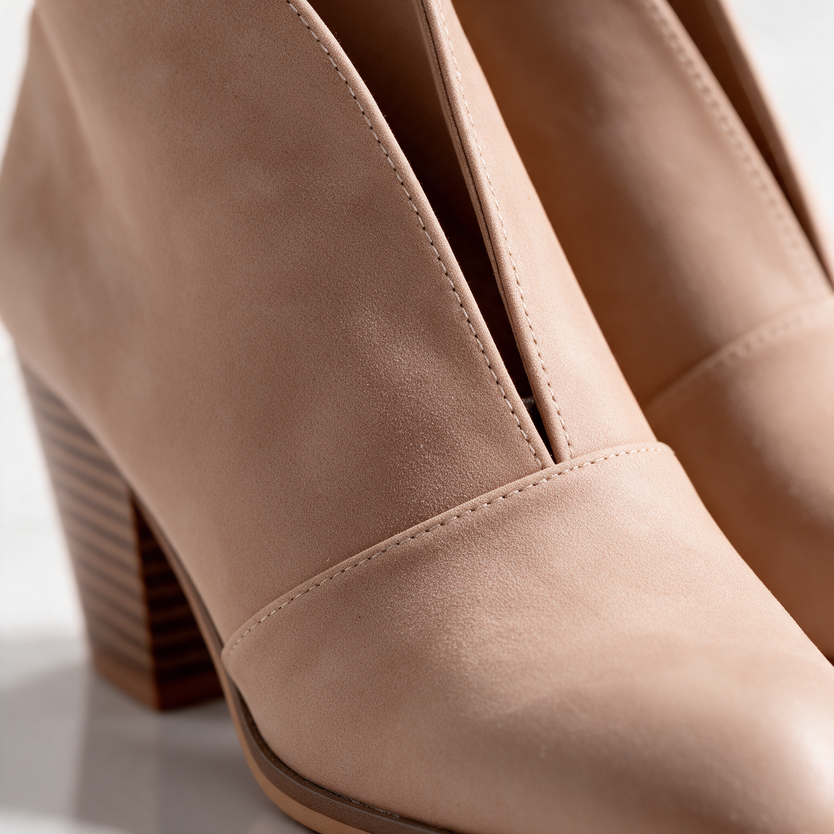 Carina V-Cut Ankle Boots