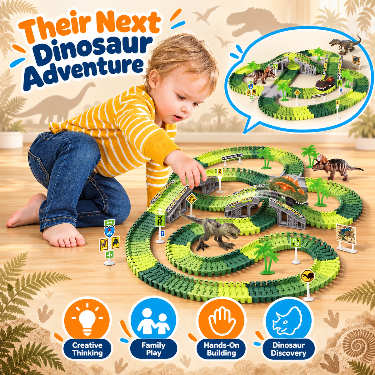 Dino World Race Track
