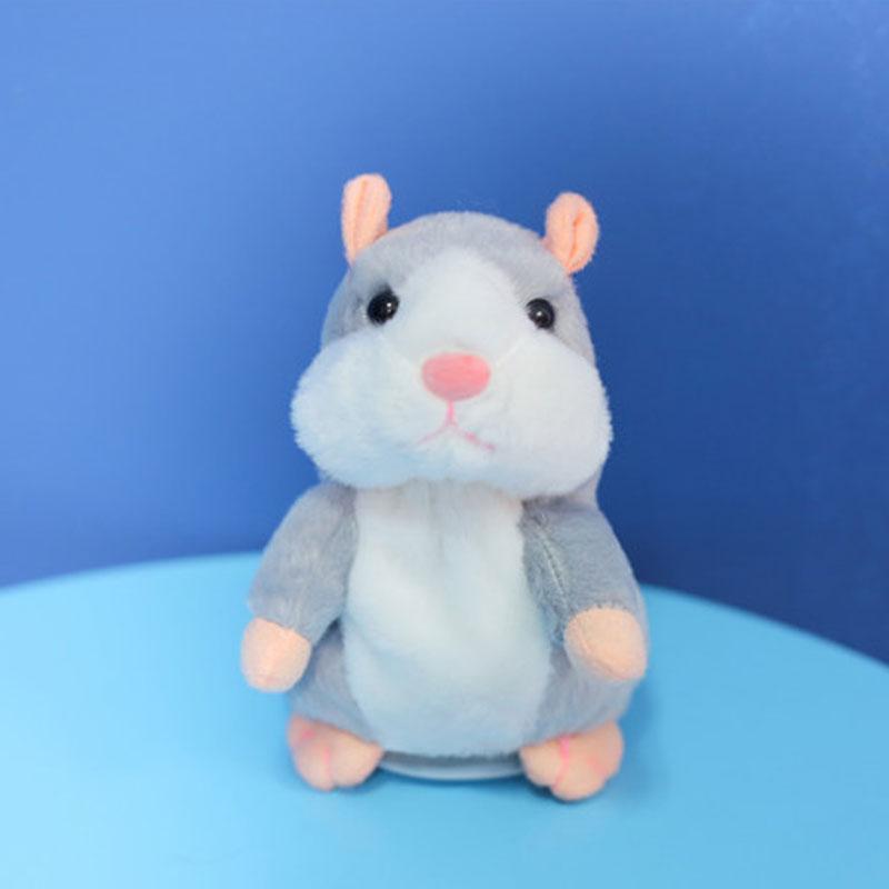 Talking Hamster Plush, Repeats Voices and Shakes Head
