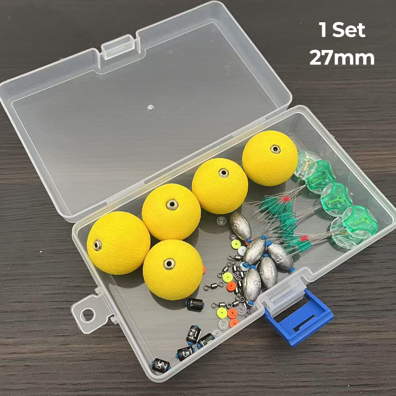Complete Fishing Set with Floats, Sinkers and Rig Accessories