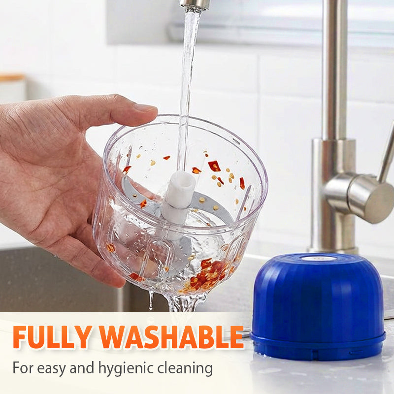 Wireless and Energy-Efficient Electric Mini Food Chopper