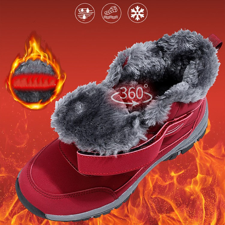 Plush and Thick Cotton Anti-Slip Shoes
