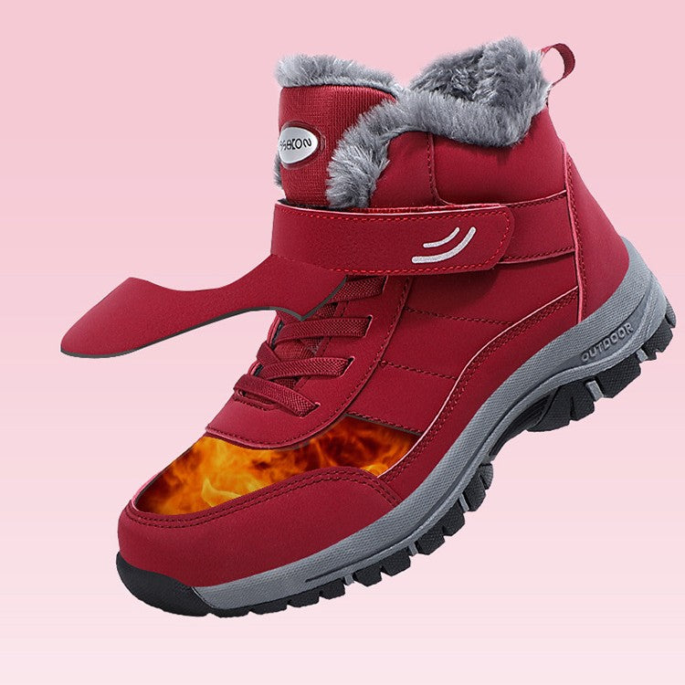Plush and Thick Cotton Anti-Slip Shoes