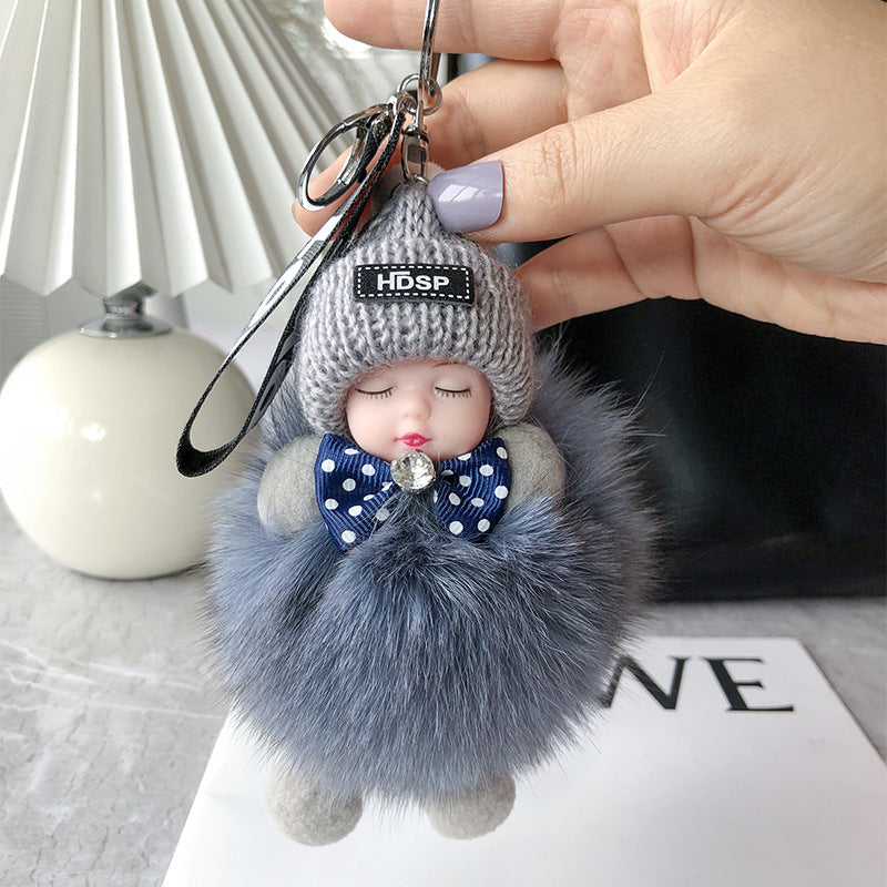 Soft Plush Doll Keyring – Cute and Cozy Charm for Bags, Keys and Gifts