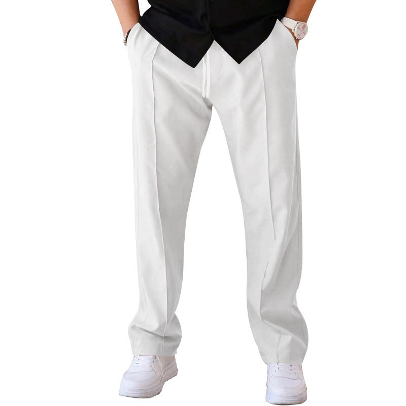 Easy Fit, Everyday Style Men's Drawstring Straight-Leg Pants