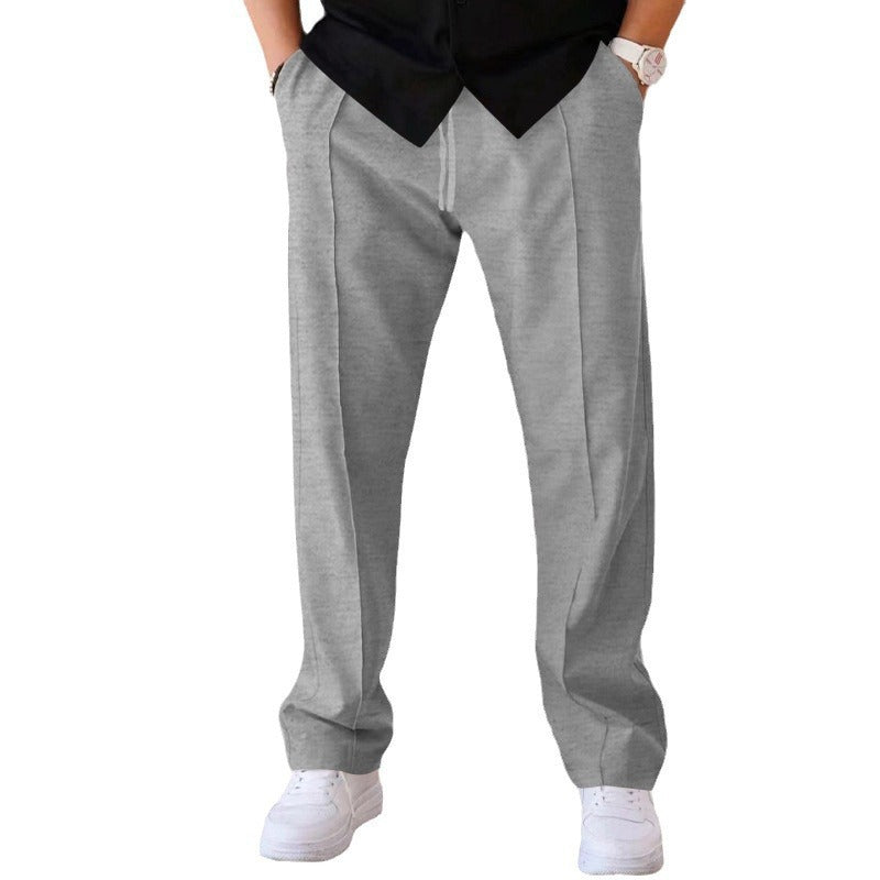 Easy Fit, Everyday Style Men's Drawstring Straight-Leg Pants