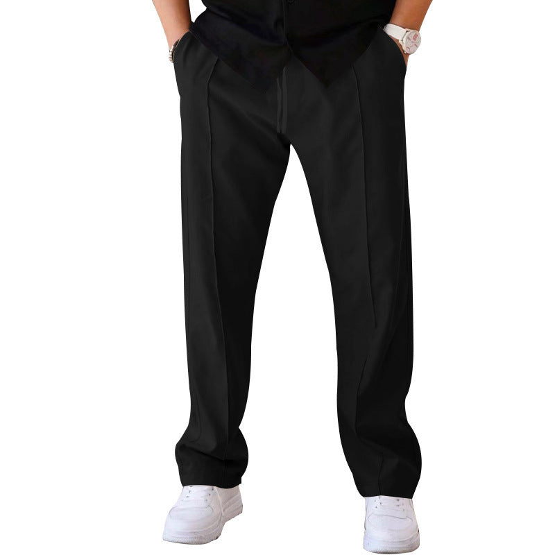 Easy Fit, Everyday Style Men's Drawstring Straight-Leg Pants