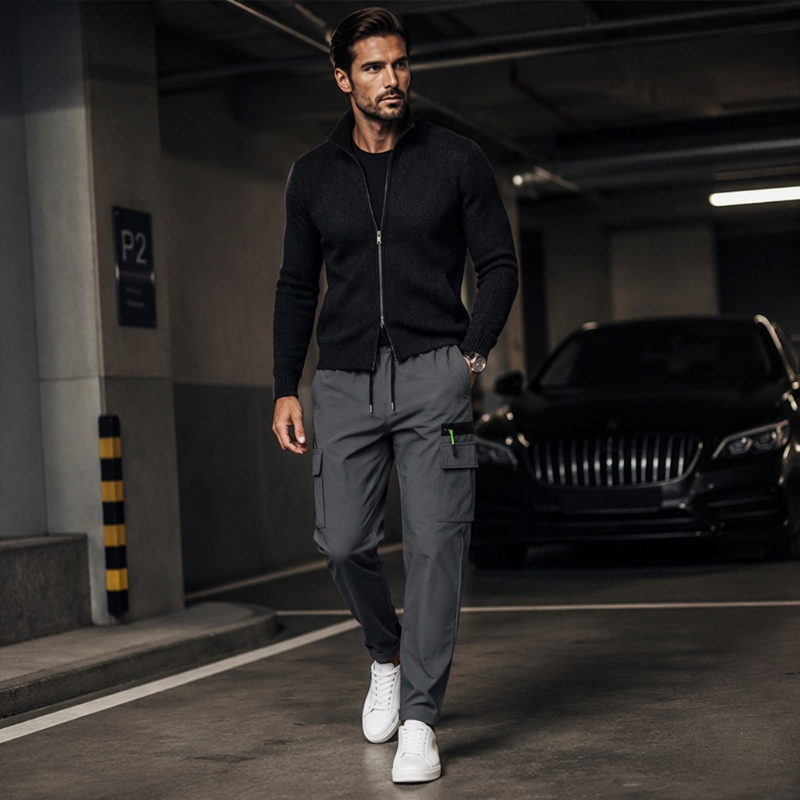 Windproof Winter Trousers for Men for Outdoor Use