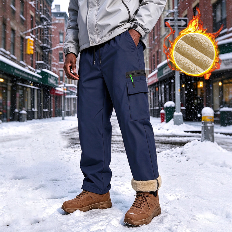 Windproof Winter Trousers for Men for Outdoor Use