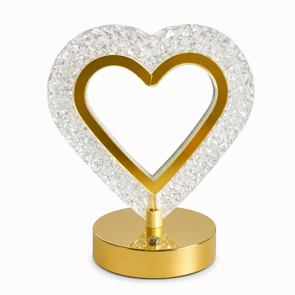 Geometric Crystal Night Lamp: Touch Control, 3 Colors, USB Rechargeable, Cozy Bedroom Light