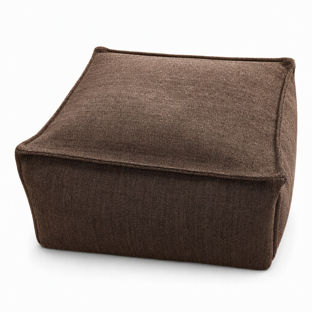 Storage Stool Cover: Fill with Clothes, Wide Zipper, Washable, 45x45x23cm