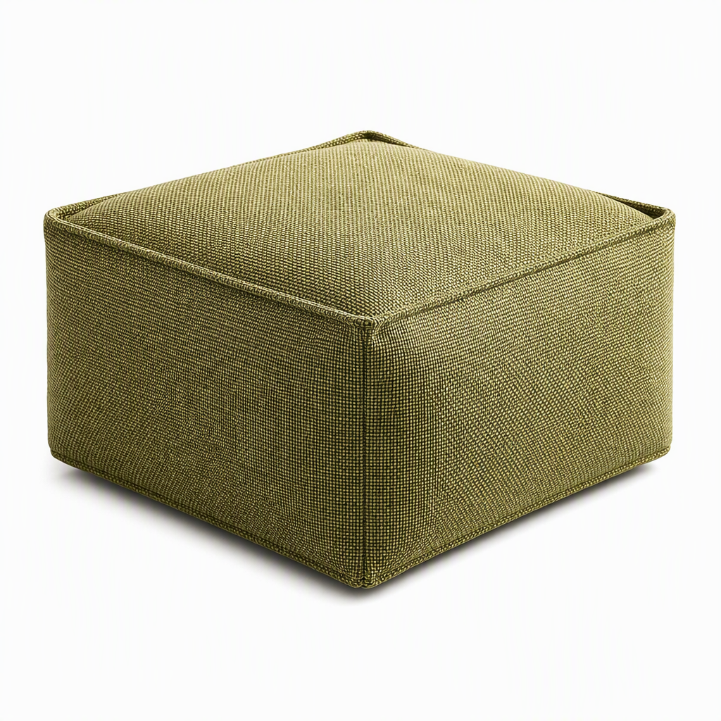 Storage Stool Cover: Fill with Clothes, Wide Zipper, Washable, 45x45x23cm