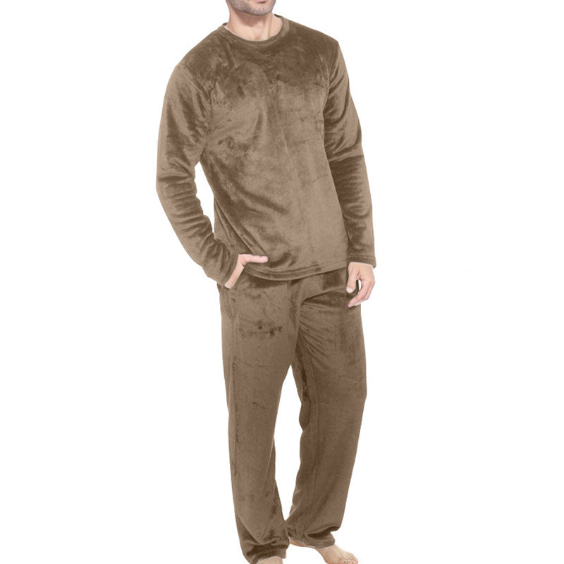 Comfortable Thermal Velour Pajama Set for Men