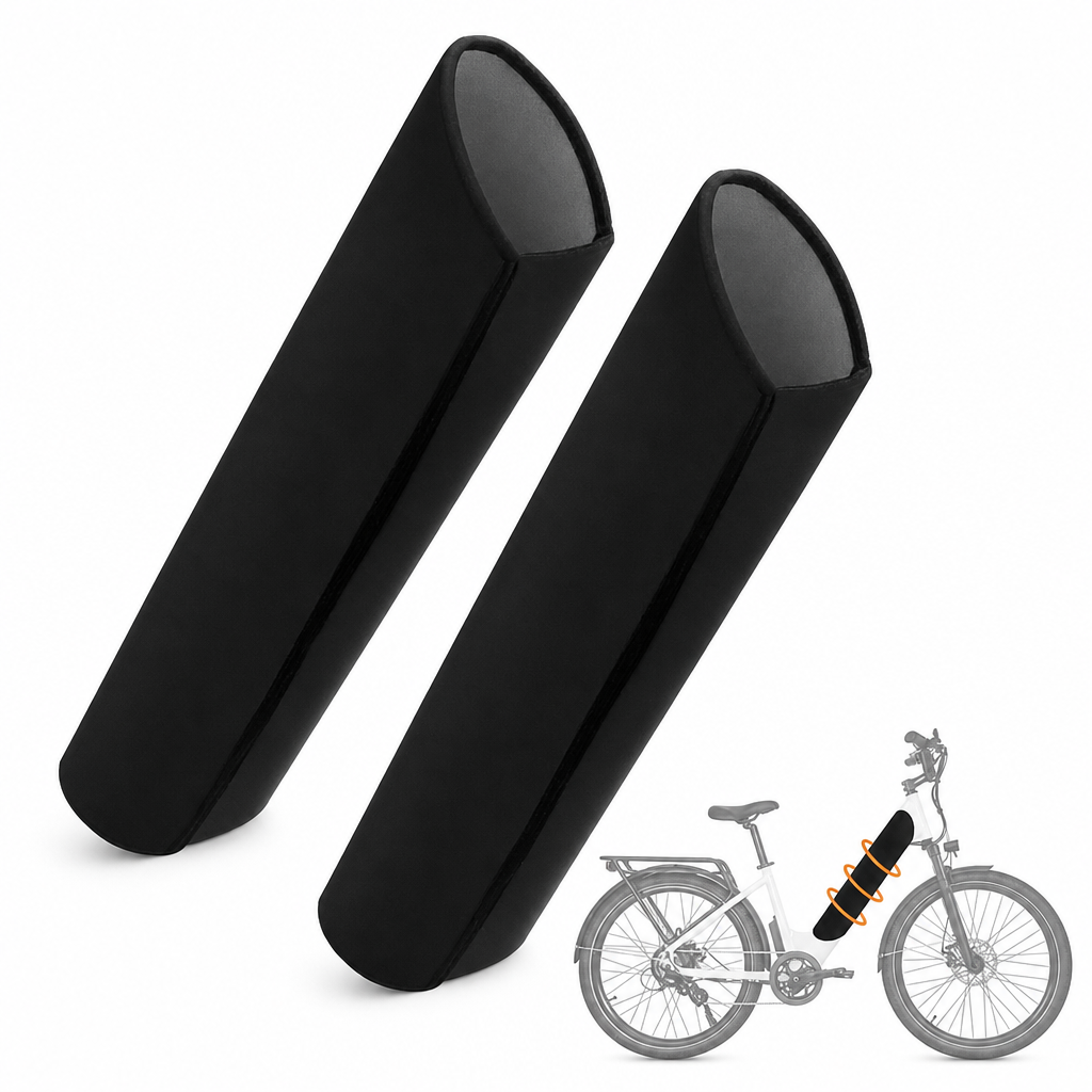 Lithium Battery Cover for Electric Bike, Waterproof, Dustproof and Cold-Resistant Protective Sleeve for Electric Bike Frame, Neoprene