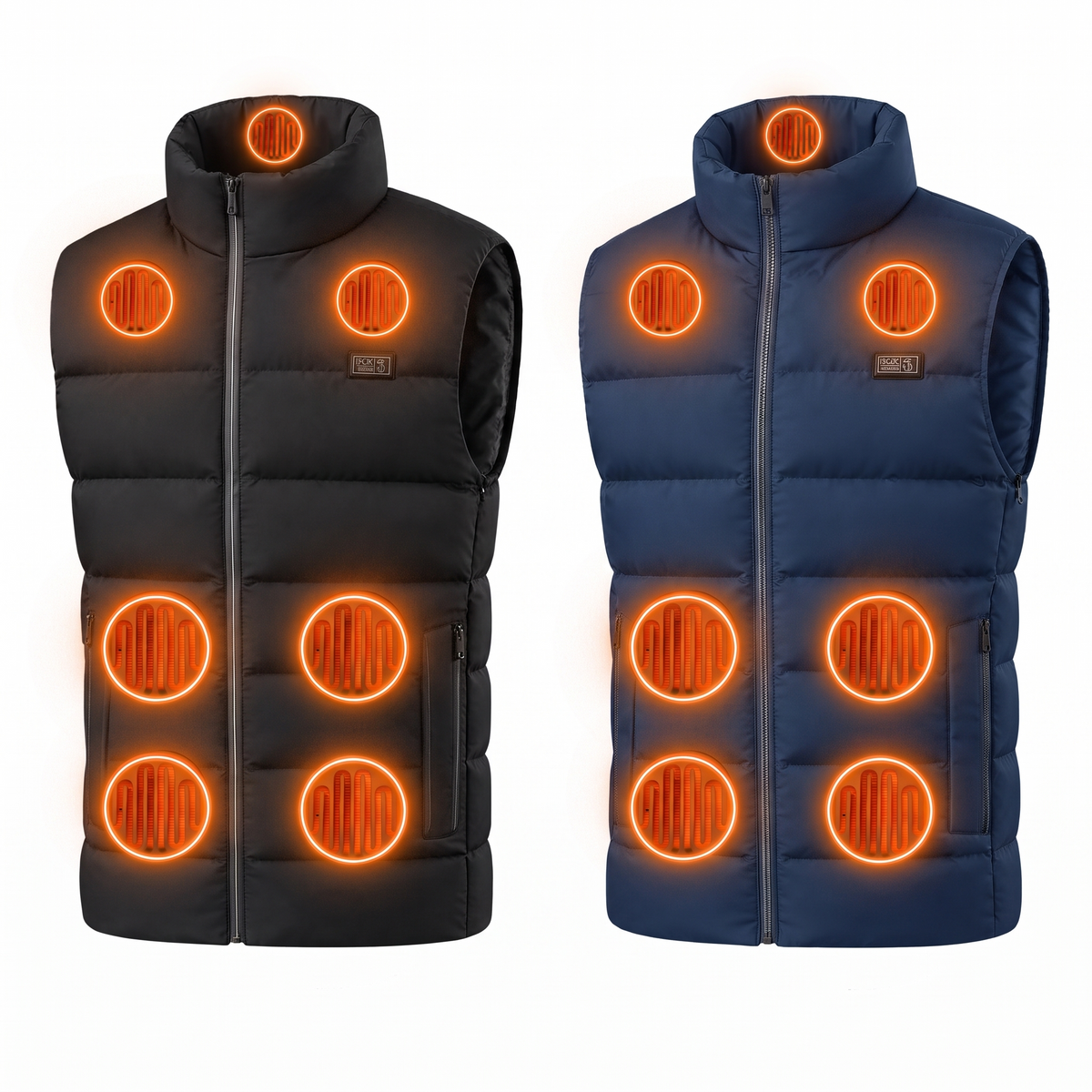 Heated Vest with 15 Heating Zones