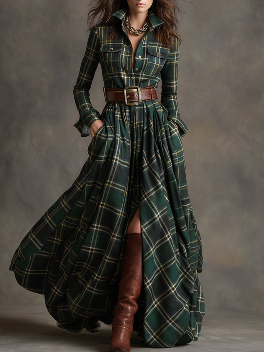 Belted Shirt Dress