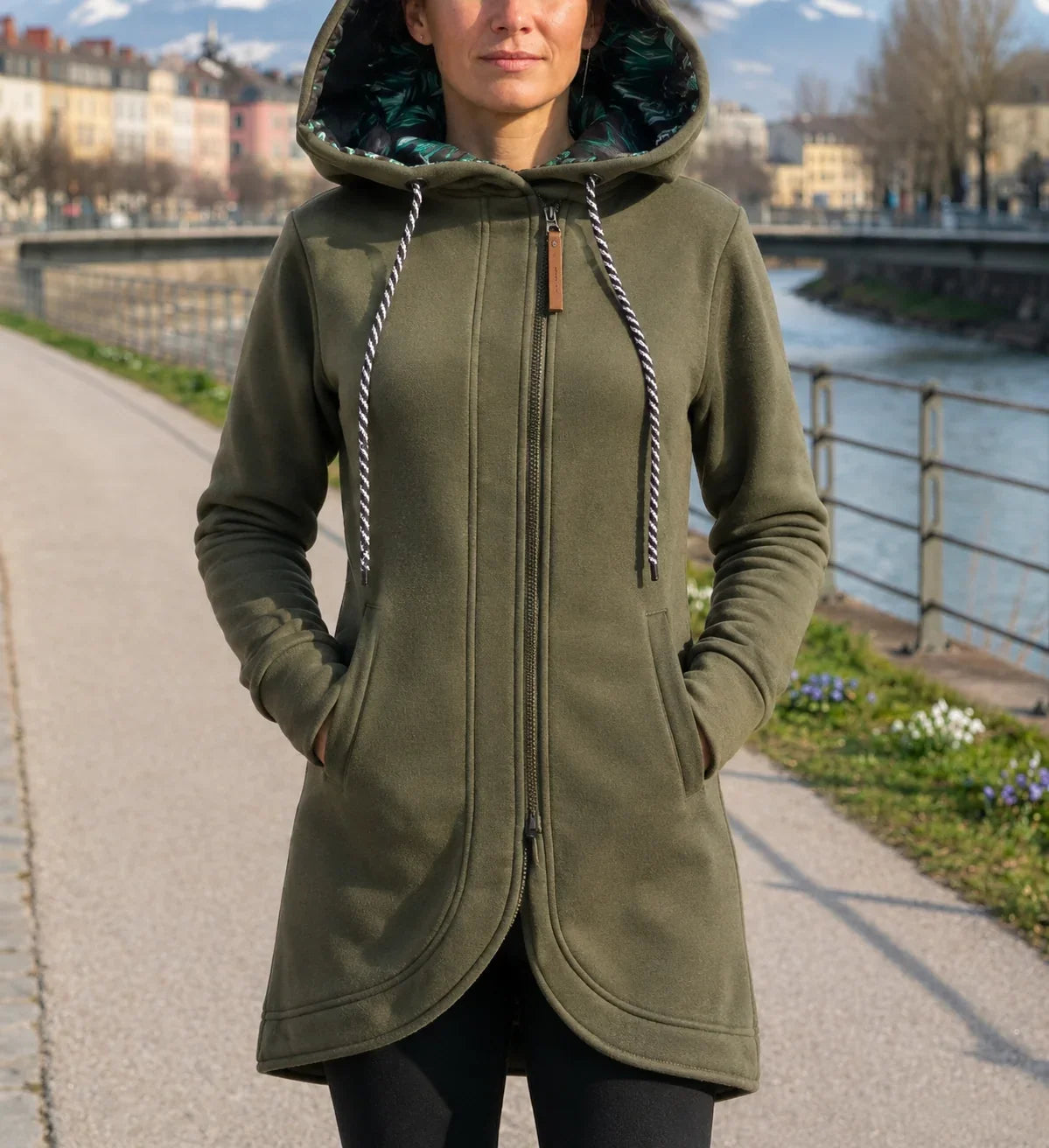 Ingrid - Hooded Longline Jacket