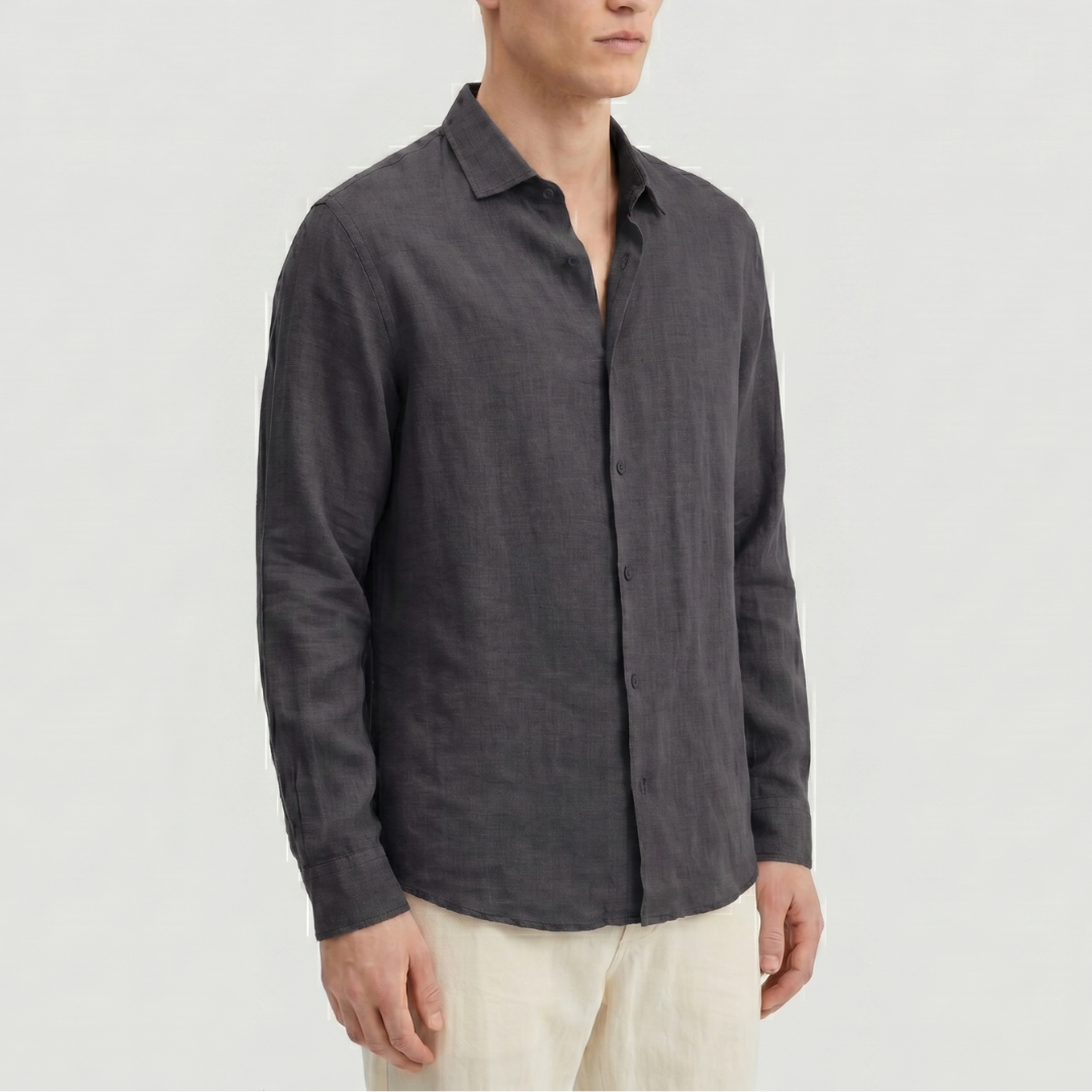 Celrien | Men’s Casual Vacation Shirt Long Sleeve Relaxed Fit