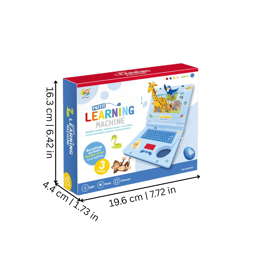 Cartoon Learning Laptop Toy With Music