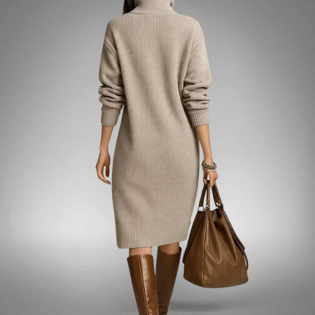 Sophisticated High Neck Dress
