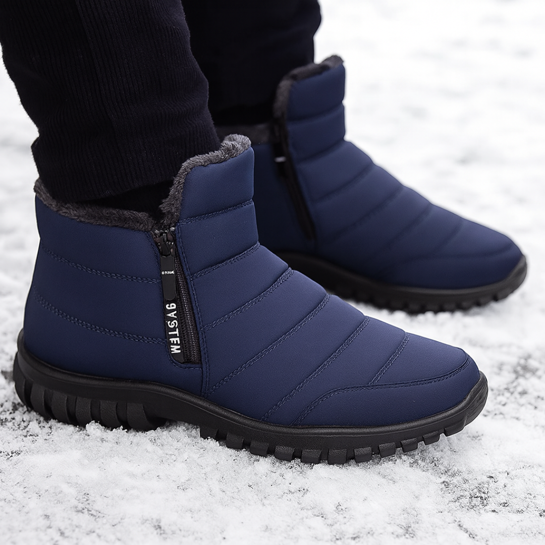 Celrien | FrostTrek Zip Waterproof Men's Winter Boots