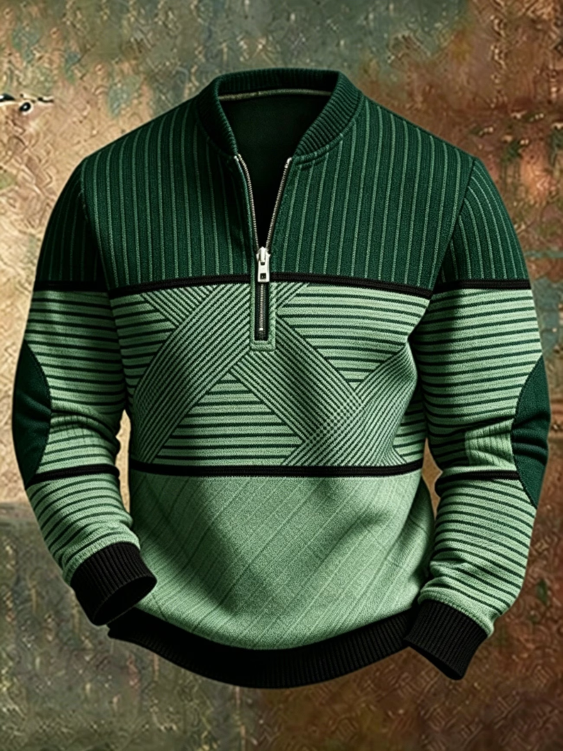 Men's Half Zip Pullover Sweater