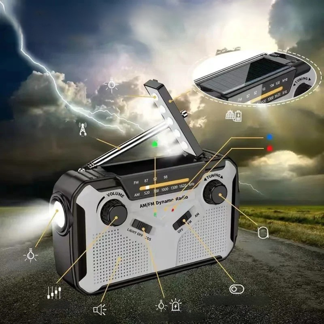 Celrien | Solivox Hand Crank Emergency Radio