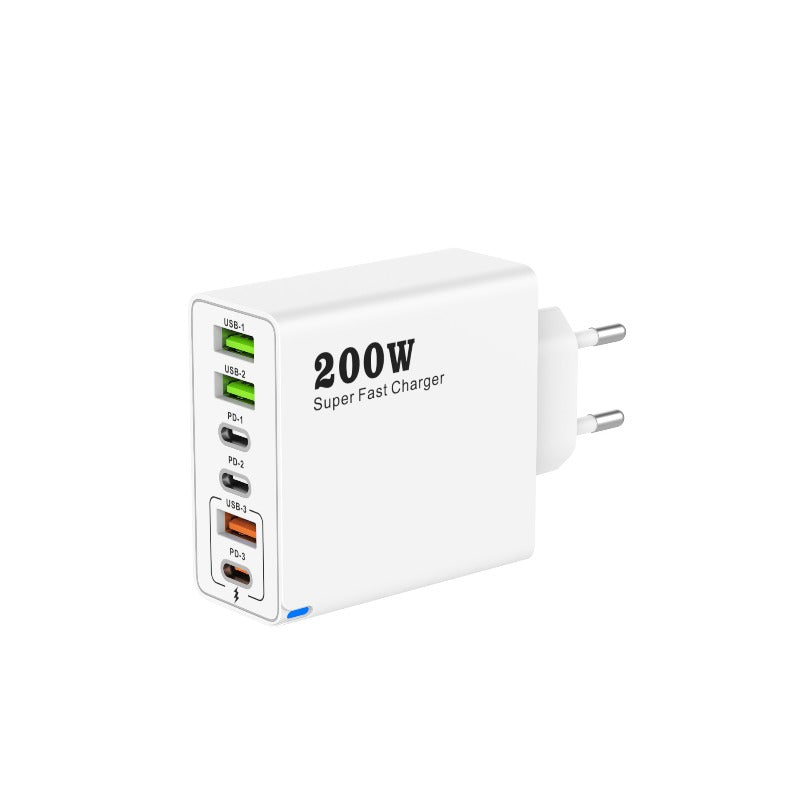 200W Six-Port Fast Charger