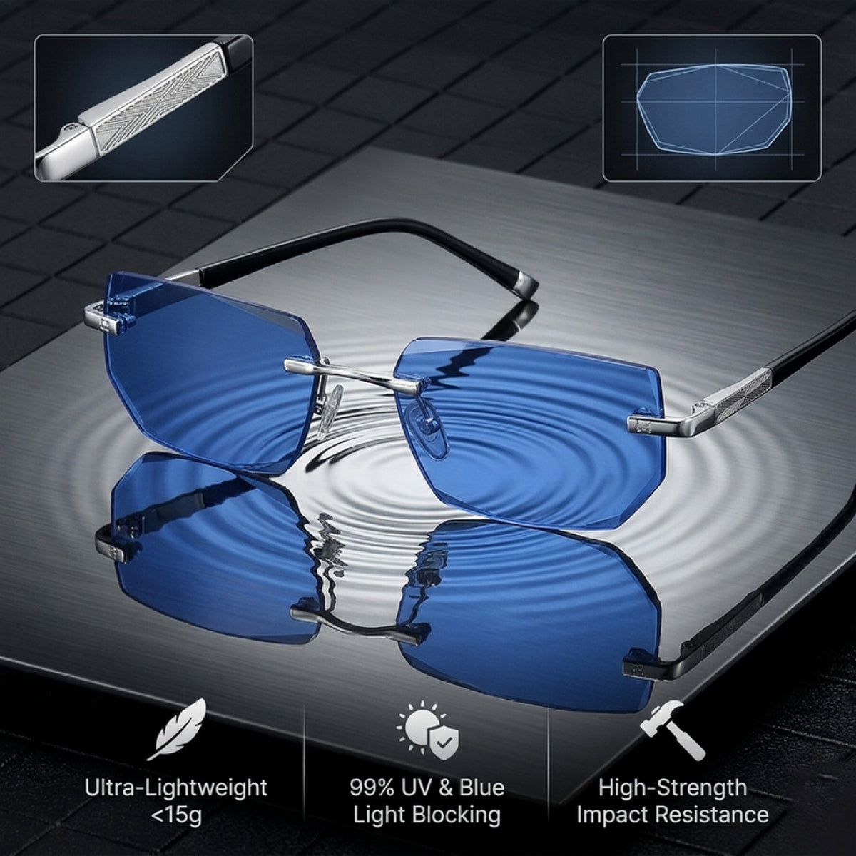 Smart Auto-Focus Reading Glasses for Crystal Clear Vision